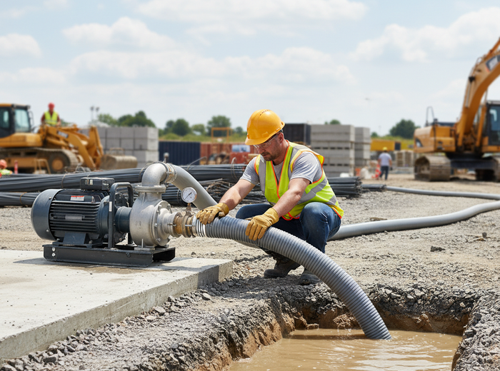 Herakles GHD Grey Heavy Duty PVC Suction & Discharge Hose