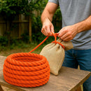 12mm Red Polypropylene 3-Strand Rope 15m Coil – Heavy Duty 3-Strand Twisted
