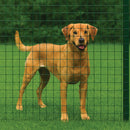 Green PVC Coated Lightweight Mesh, 25x25mm Square Holes - 90cm High Rolls