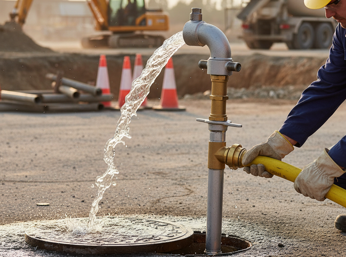 Instantaneous Accessories Aluminium Single Head Anti-Siphon Standpipe