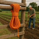 6mm Orange Polypropylene Rope 3 Strand – 220m Coil Heavy-Duty