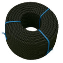 Premium 8mm Black Polypropylene Rope 3 Strand – 100m Coil | Heavy Duty, UV-Resistant, Multi-Use