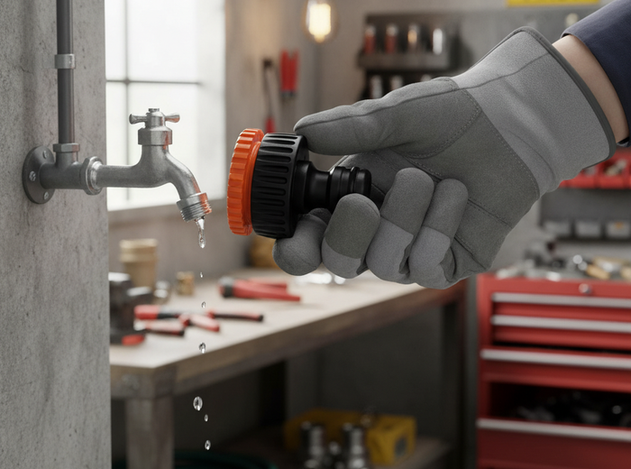 3/4" & 1/2" Threaded Tap Connector