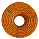 8mm Heavy-Duty Orange Polypropylene Rope 3 Strand – 75m | High-Strength