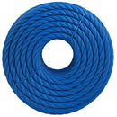 Premium 10mm Blue Polypropylene Rope 3 Strand - 75m Mini Coil | Durable, Heavy-Duty