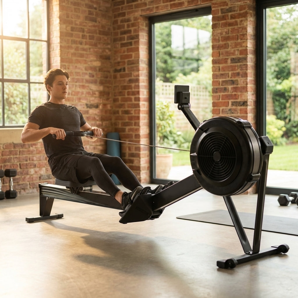Rowing Machine – Aluminium – Home & Gym