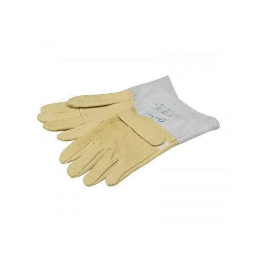 Tan Water Repellent Leather Electrical Over Gloves - Additional Mechanical Protection - In Bags of 1 Pair