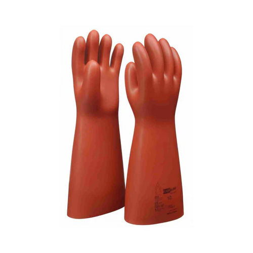 Brown Electrical Insulating Arc Flash Gloves - Class 00 To 4 - 2 Colour Safety System - In Bags of 1 Pair