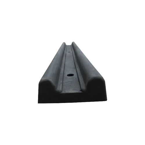 Dark Slate Gray Flexible D-Design Wall Guard - 150 x 55 x 1000mm