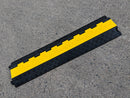 Slate Gray 2 Channels Pedestrian Cable Cover