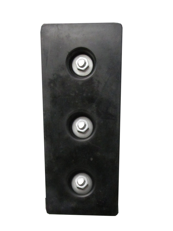 Dark Slate Gray Rubber Dock Bumper 600 x 250 x 108mm