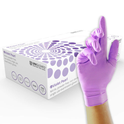 Lavender violet nitrile gloves – 10x100