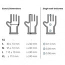 Light Slate Gray Black – Heavy Duty Nitrile Black Disposable Mechanic Gloves – Cases of 10 Boxes, 100 Gloves per Box