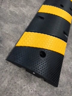 Slate Gray Commercial Grade Rubber Speed Bump