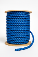 Polypropylene Rope 6mm x 500m Blue – Heavy Duty Draw Cord for Cable Pulling, Industrial, Marine & Agricultural Use – Rot & Chemical Resistant