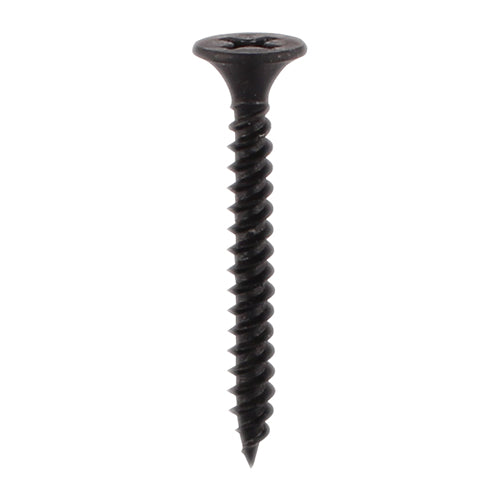 Drywall Screws - PH - Bugle - Fine Thread - Black - 3.5 x 38