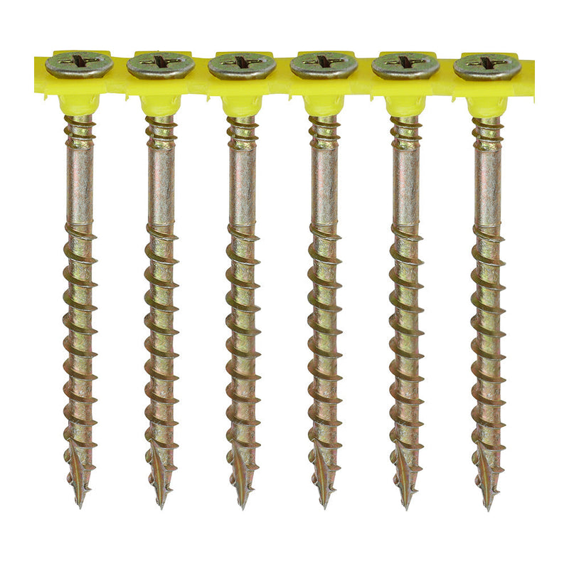 Collated Drywall Screws - PH - Bugle - Fine Thread - Zinc - 3.5 x 42