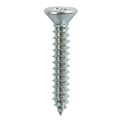 Self-Tapping Screws - PZ - Countersunk - Zinc - 8 x 1