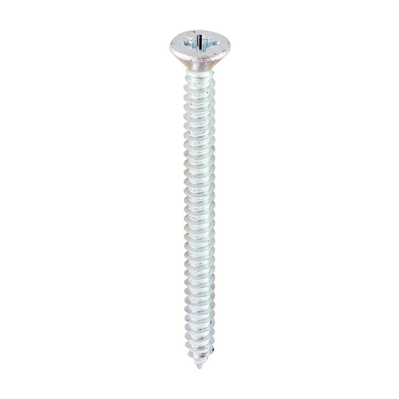 Self-Tapping Screws - PZ - Countersunk - Zinc - 8 x 2