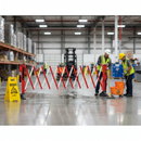 Premium Expanding Barrier System - Compact, Durable, and Versatile for Pedestrian Safety
