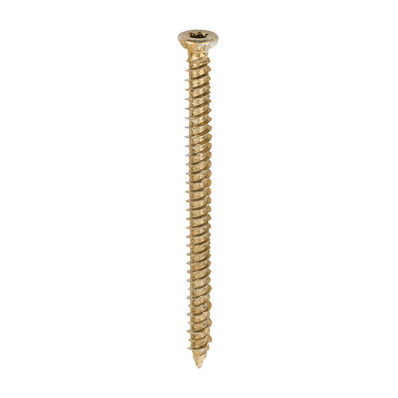 Concrete Screws - TX - Flat Countersunk - Yellow - 7.5 x 100