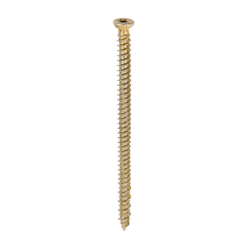 Concrete Screws - TX - Flat Countersunk - Yellow - 7.5 x 120