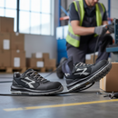 Premium Metal-Free Safety Shoe with Slip-Resistant Sole, Composite Toe Cap, and Ultra-Breathable Nylon Upper for ESD Protection