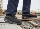 Premium Flyknit Composite Bubble Sole Safety Work Trainer with Antistatic and Slip Resistance Features