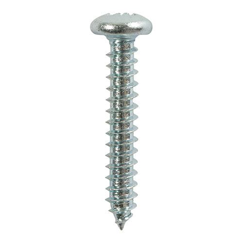 Self-Tapping Screws - PZ - Pan - Zinc - 6 x 1/2