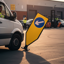 Professional Solar Powered Traffic Bollard with High Power Cree LEDs and Automatic Dusk to Dawn Photocell