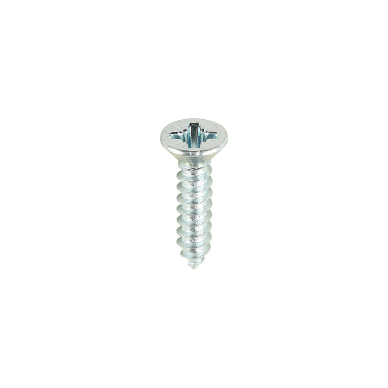 Metal Tapping Screws - PZ - Countersunk - Self-Tapping - Zinc - 6 x 5/8