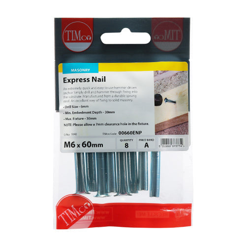 Express Nails - Zinc - 6.0 x 60