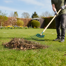 Professional 20-Tine Spring Lawn Rake with Durable Ash Handle for Effective Lawn Maintenance