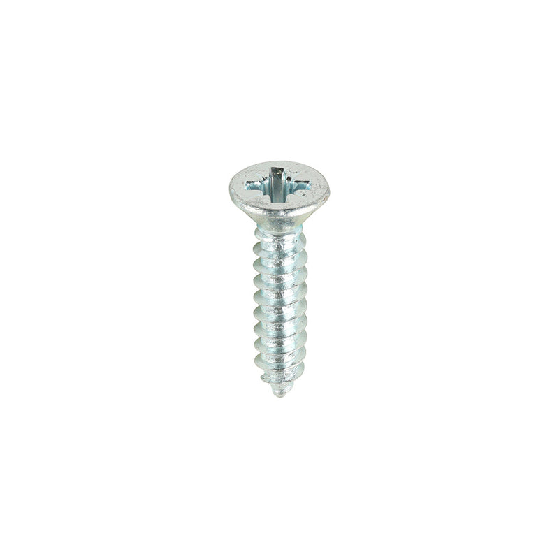 Self-Tapping Screws - PZ - Countersunk - Zinc - 8 x 3/4