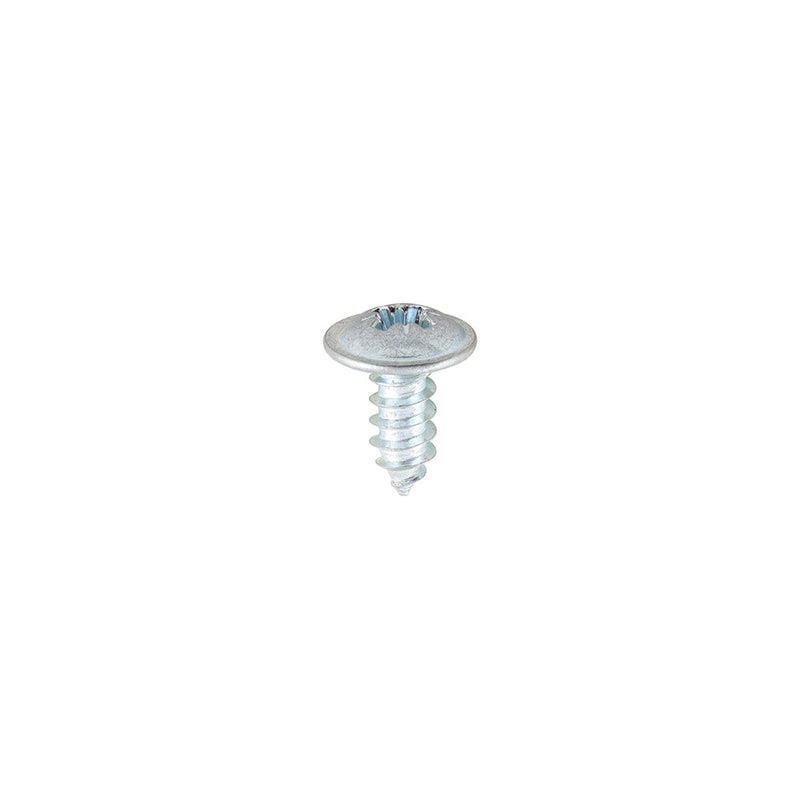 Metal Tapping Screws - PZ - Flange - Self-Tapping - Zinc - 8 x 3/8