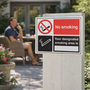 No Smoking Signs – Customizable – Indoor & Outdoor Use