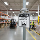 Premium 76mm Aluminium Offset Clamps for Secure Signage Attachment and Versatile Use