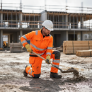 Premium Fluorescent Over Trousers with Reflective Tape and Adjustable Features