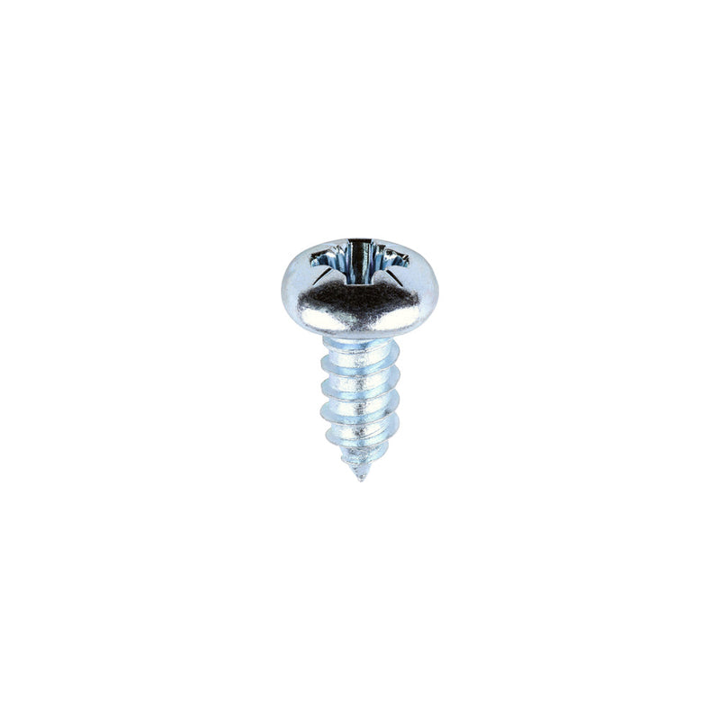 Metal Tapping Screws - PZ - Pan - Self-Tapping - Zinc - 12 x 1/2