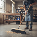 Premium Soft Wood Broom Handle 48" x 1 1/8" - Durable and Reliable Cleaning Tool