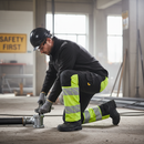 Premium Safe Trousers with Kneepad Pockets - Hi-Vis Yellow