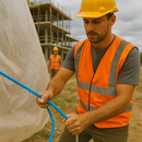 6mm Blue Polypropylene 3-Strand Rope 75m Coil – Strong 3-Strand Twisted