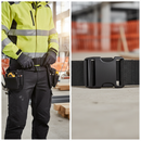 Premium Adjustable Woven Belt with Plastic Buckle - 50 mm Width and 130 cm Length for Comfort and Durability