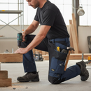 Premium AllroundWork Stretch Trousers with Holster Pockets | Navy/Black