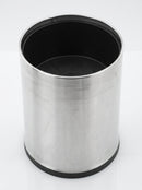 Steel open-top concealed liner waste bin 10 litre 225mm (view 2)
