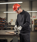Premium ARC Flash Sweatshirt - Fire Retardant, Anti-Static with Ribbed Cuffs and Waistband for Industrial Use