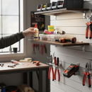 Premium Slatwall Shelves - Versatile Display Solution with Melamine MDF Construction in Multiple Depths for Retail Spaces