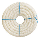 6mm White Polypropylene 3-Strand Rope 25m Coil – Strong 3-Strand Twisted