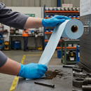 Premium Heavy Duty Wiping Paper Compact Roll - 165 Sheets, Strong and Absorbent for Efficient Cleaning and Spill Management