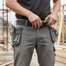 Premium Heavy Duty Buffalo Leather Belt with Robust Metal Buckle for Work and Casual Use